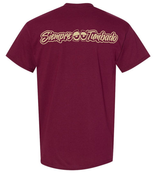 Hog Leg Short Sleeve Maroon T-shirt