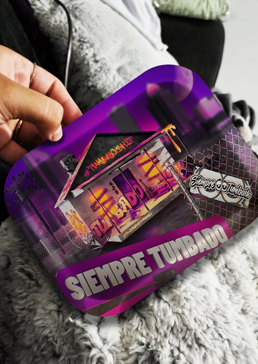 TRAP HOUSE ROLLING TRAY Siempre Tumbado