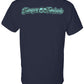 Pelican Short Sleeve Black/Teal Dri-Fit