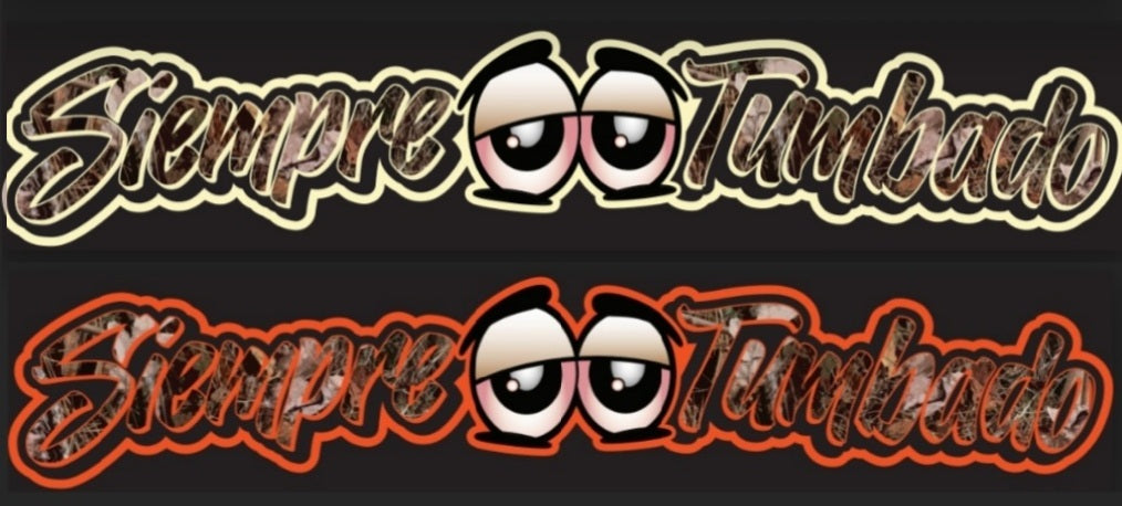 Siempre Tumbado Camo Decal