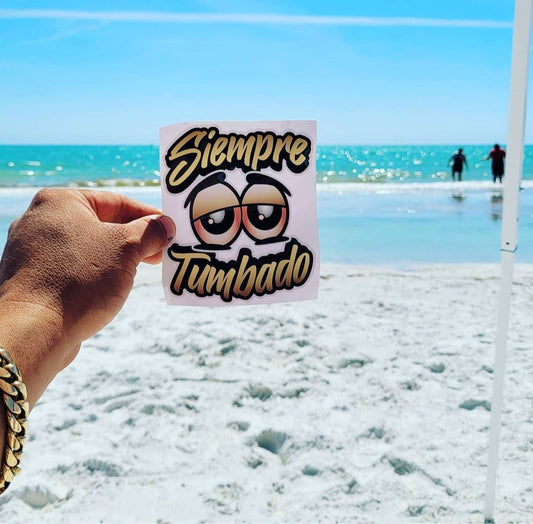 Siempre Tumbado Decal Stacked